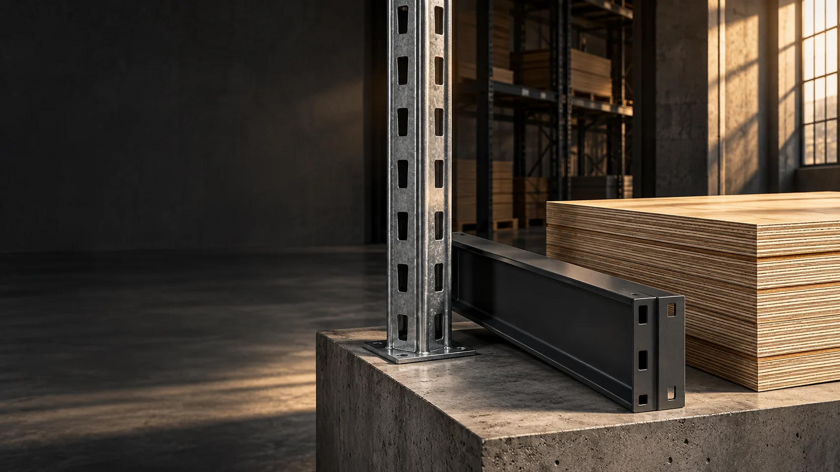 Concept study of steel components and layered plywood