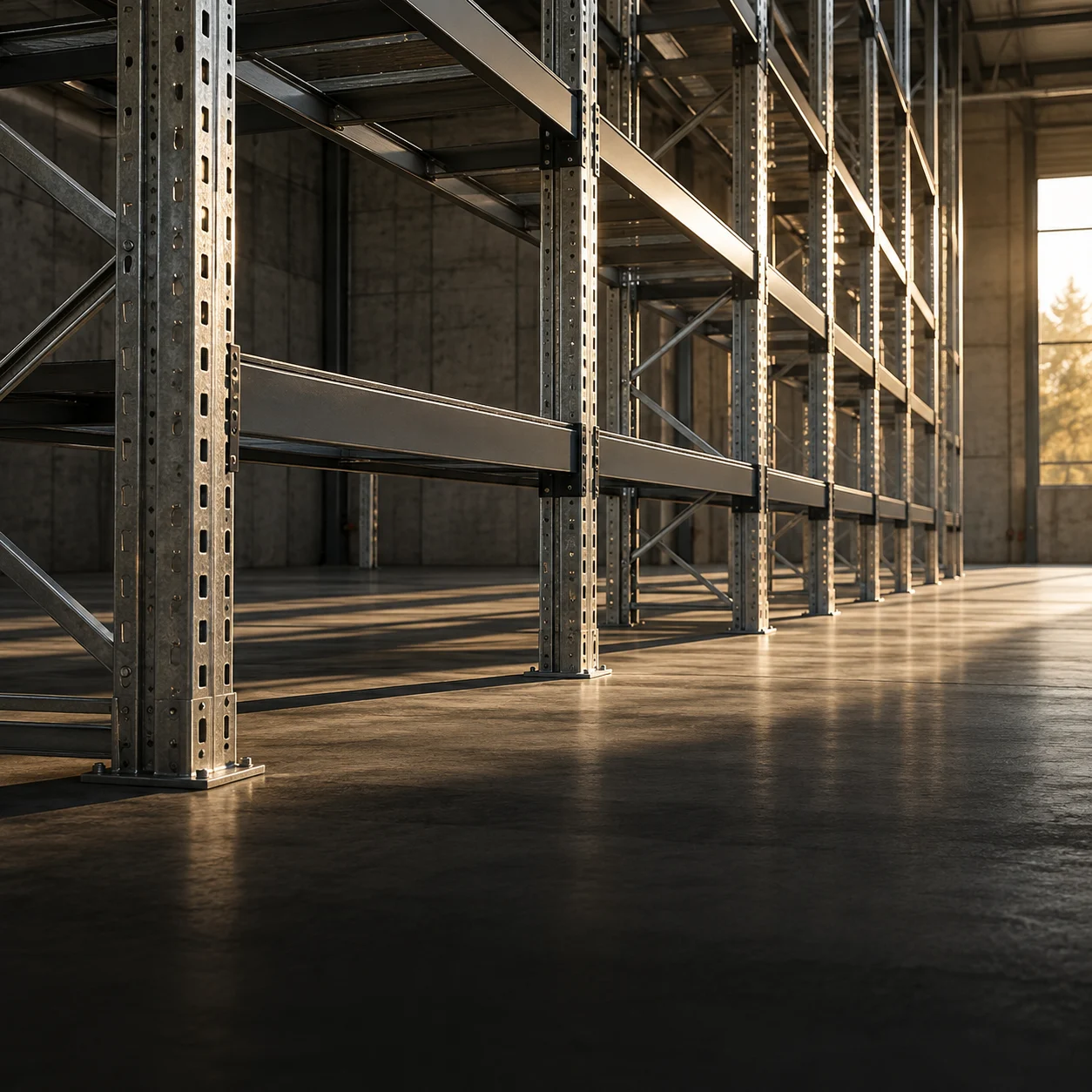 Conceptual industrial racking